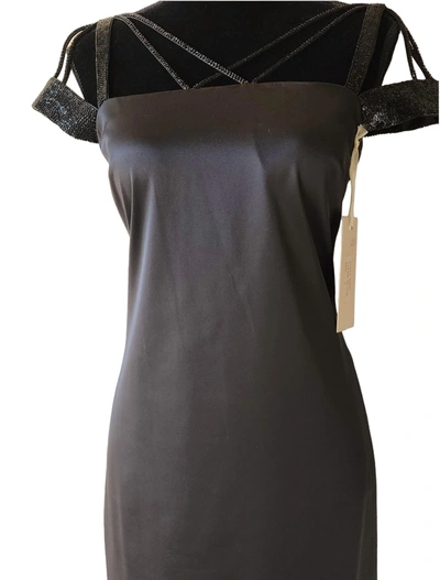 Shop Mignon Short Sleeve Dress In Black