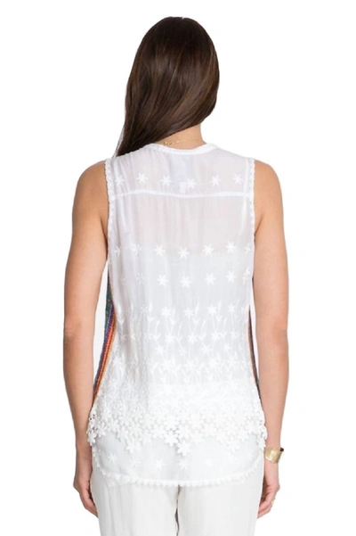 Johnny Was Turia Tank In White