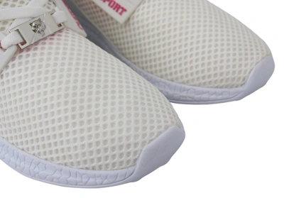 Plein Sport White Polyester Runner Becky Sneakers In White