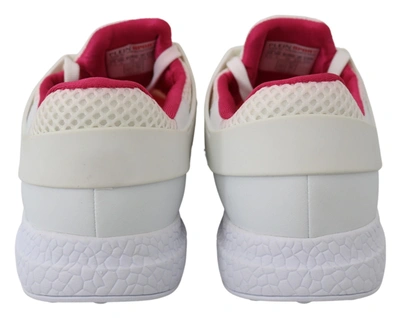 Plein Sport White Polyester Runner Becky Sneakers In White