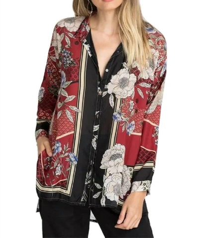 Johnny Was Crane Mallory Button Down Shirt In Multi