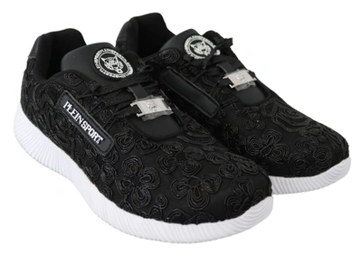 Shop Plein Sport Polyester Runner Joice Sneakers Women's Shoes In Black