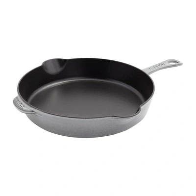 Shop Staub Cast Iron 11-inch Traditional Skillet In Grey
