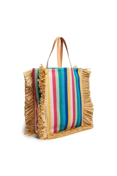 Shop La Doublej Riviera Shopper Bag In Multicolor