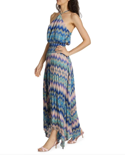 Shop Ramy Brook Giana Dress In Spring Navy Multi