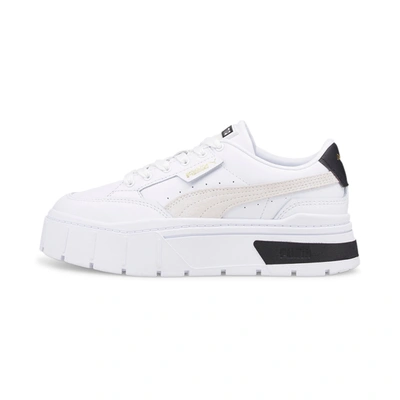 Shop Puma Women's Mayze Stack Sneakers In White
