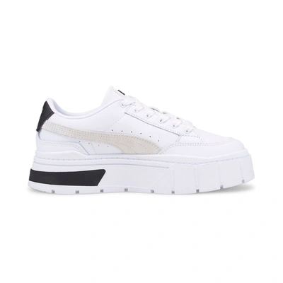 Shop Puma Women's Mayze Stack Sneakers In White