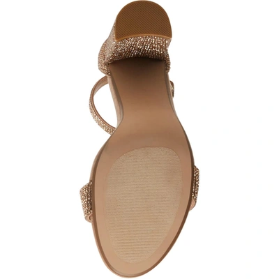 Steve Madden Carrson Womens Embellished Ankle Strap Evening Sandals In Multi