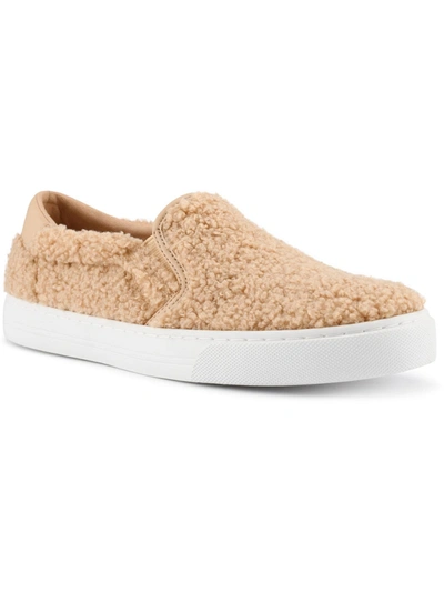Shop Nine West Lala 9 Womens Slip-on Casual And Fashion Sneakers In Beige