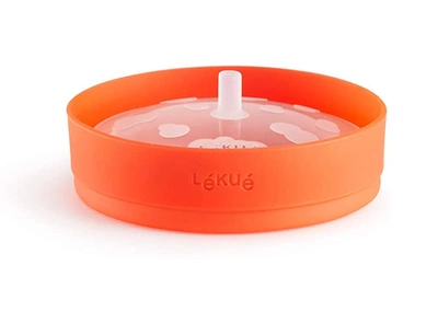Lekue Mini Microwave Popcorn Maker, Set Of 2 In Red