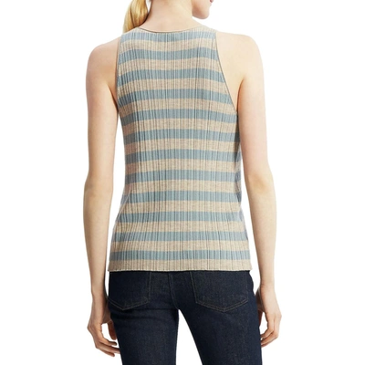 Shop Theory Womens Wool Striped Tank Top In Blue