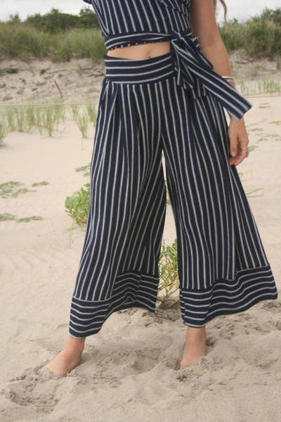 Misa Nikola Wide Leg Pants In Black