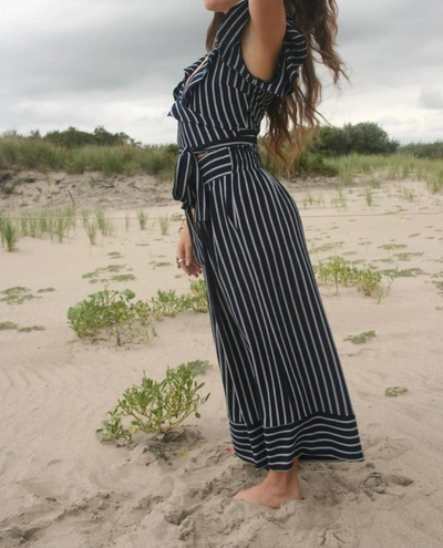 Misa Nikola Wide Leg Pants In Black