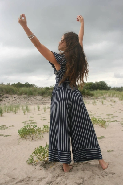 Misa Nikola Wide Leg Pants In Black