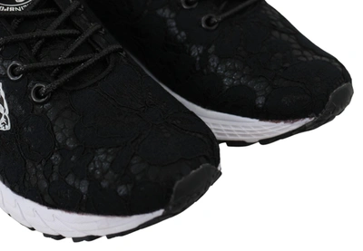 Shop Plein Sport Polyester Runner Umi Sneakers Women's Shoes In Black