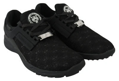 Shop Plein Sport Polyester Runner Beth Sneakers Women's Shoes In Black