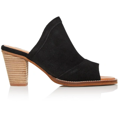 Shop Andre Assous Suri Womens Leather Slip On Heels In Black