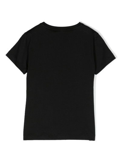 Shop Roberto Cavalli Junior Circus-print T-shirt In Black