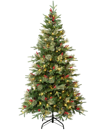 Shop First Traditions 6ft Feel-real Virginia Pine Mixed Tree In Green