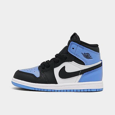 Shop Nike Kids' Toddler Air Jordan Retro 1 High Og Casual Shoes In University Blue/black/white