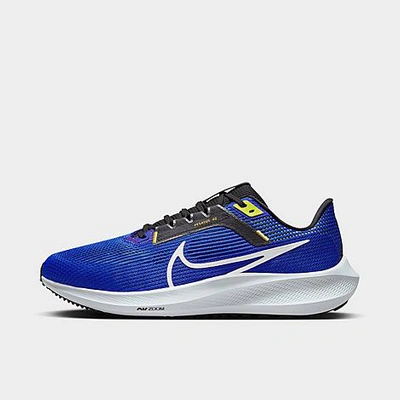 Shop Nike Men's Air Zoom Pegasus 40 Running Shoes (extra Wide Width) In Racer Blue/white/black/sundial