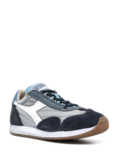 Shop Diadora Equipe H Panelled Sneakers In Blue