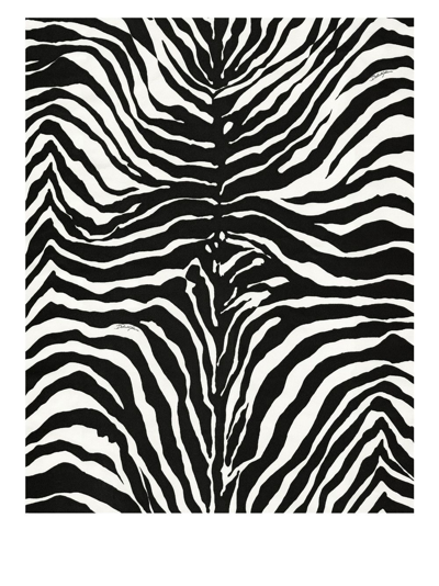 Shop Dolce & Gabbana Zebra-print Wallpaper In Black