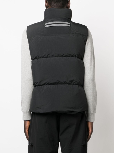 Shop Canada Goose Lawrence Puffer Gilet In Black