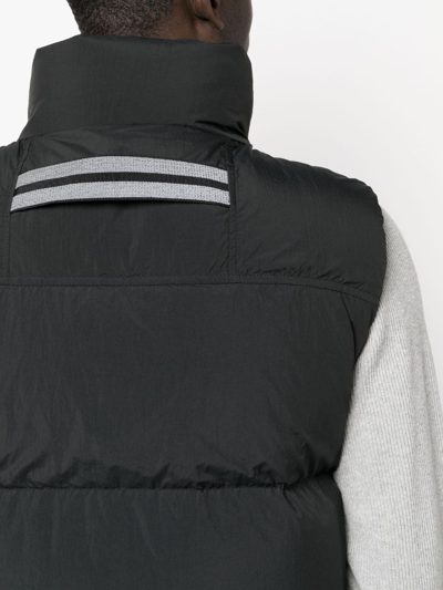 Shop Canada Goose Lawrence Puffer Gilet In Black