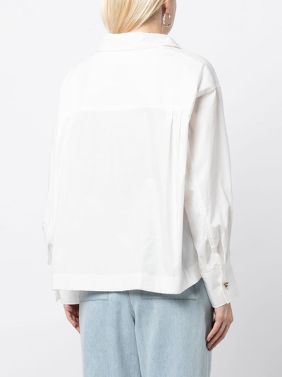 Shop Rejina Pyo Akari Cotton Shirt In White