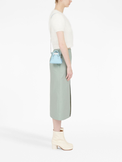 Maison Margiela 5ac Classique Leather Crossbody Bag In Blue