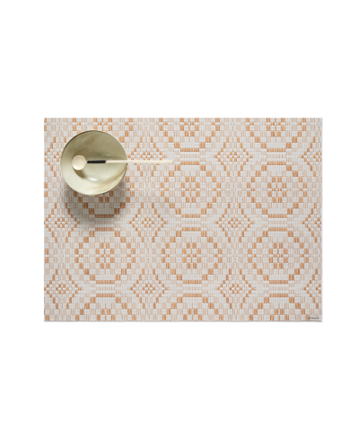 Shop Chilewich Overshot Placemat In Butterscotch