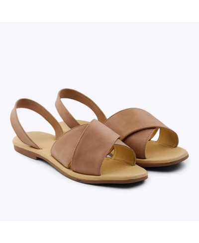 Shop Nisolo Women's Go-to Flatform Sandal In Almond