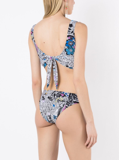 Amir Slama Graphic-print Bikini Set In Multicolour
