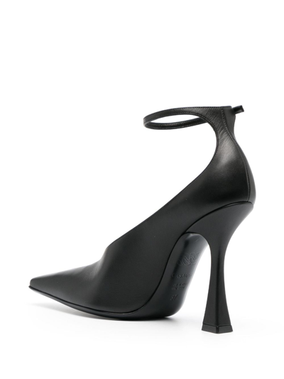 Casadei Geraldine 110mm Square-toe Pumps In Black