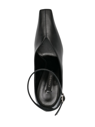 Casadei Geraldine 110mm Square-toe Pumps In Black
