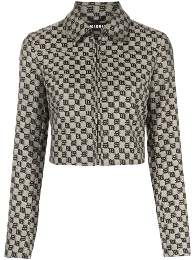 Misbhv Beige Monogram Jacket In Neutrals