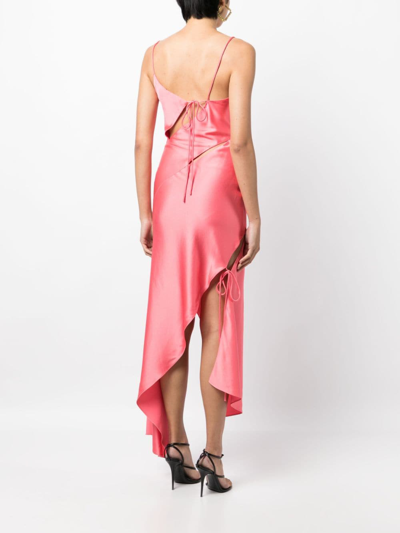 Shop Monse Cut-out Detailing Maxi Slip Dress In Pink