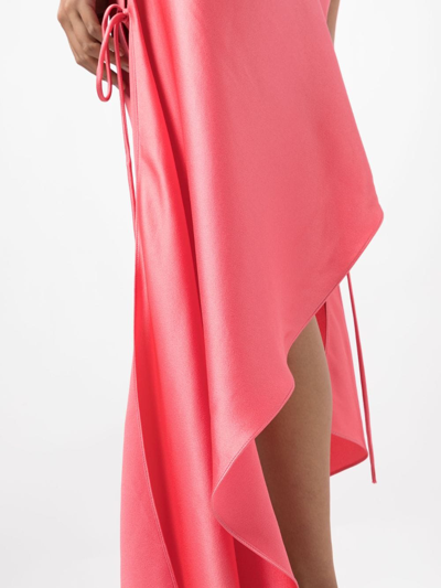 Shop Monse Cut-out Detailing Maxi Slip Dress In Pink
