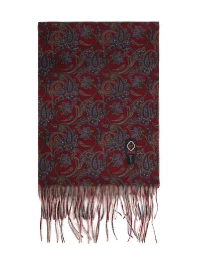 Shop Ascot Wool Paisley Scarf Accessories In Multicolour