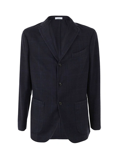 Shop Boglioli Regular Check Blazer Clothing In Blue