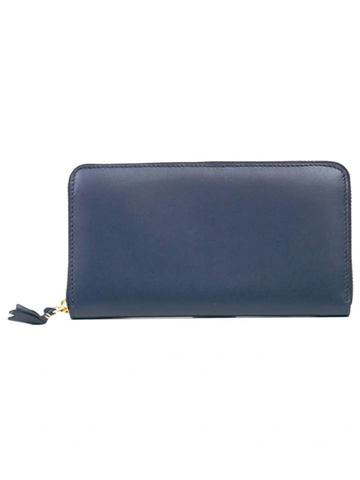 Shop Comme Des Garçons Classic Leather Line A Wallet Accessories In Blue
