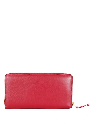Shop Comme Des Garçons Classic Leather Line Wallet Accessories In Red
