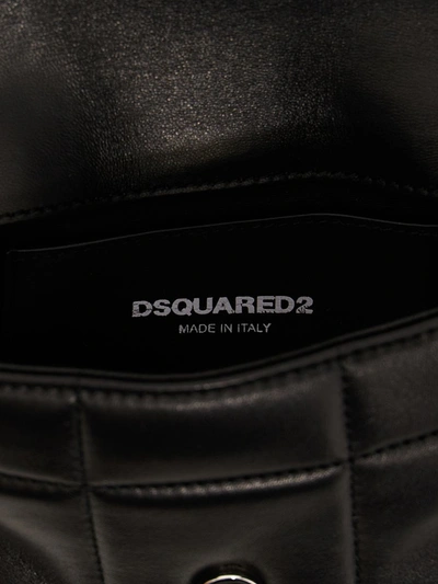 Shop Dsquared2 'd2 Statement Soft' Crossbody Bag In Black