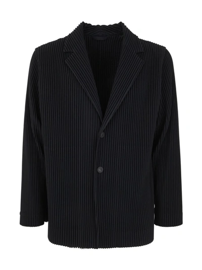 Shop Issey Miyake Homme Plisse`  Tailored Jacket Clothing In Black