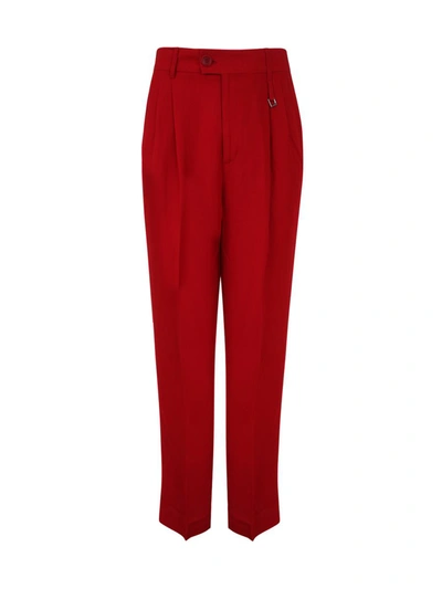 Shop Jacquemus Le Pantalon Madeiro Trousers Clothing In Red