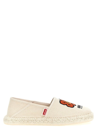 Shop Kenzo 'boke Logo' Espadrilles In White