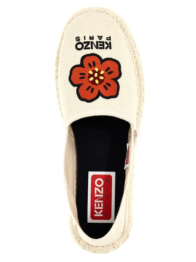 Shop Kenzo 'boke Logo' Espadrilles In White