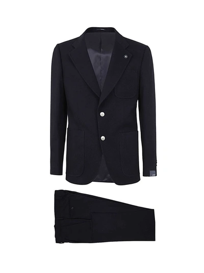Shop Lardini Attitude Trouser Suit Drop 7 Reg Clothing In Black
