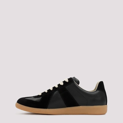 Shop Maison Margiela Replica Sneakers Shoes In Black